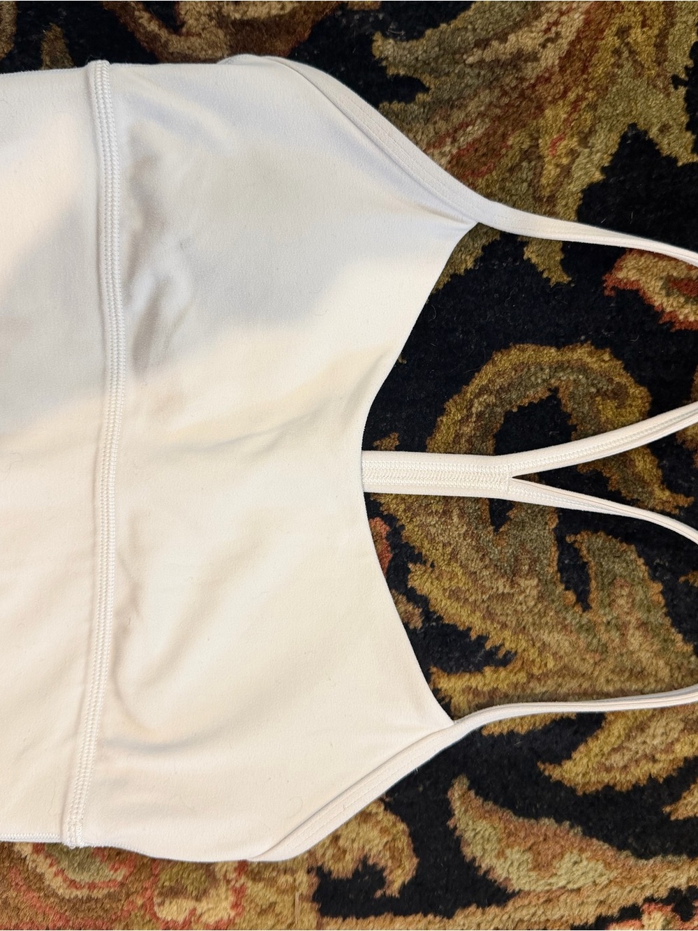 Lululemon Women’s White Strappy Sports Bra